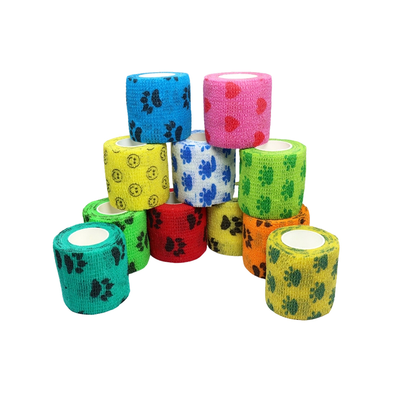 অ বোনা ইলাস্টিক সমন্বিত মোড়ানো ব্যান্ডেজ(প্রিন্ট) টেপ